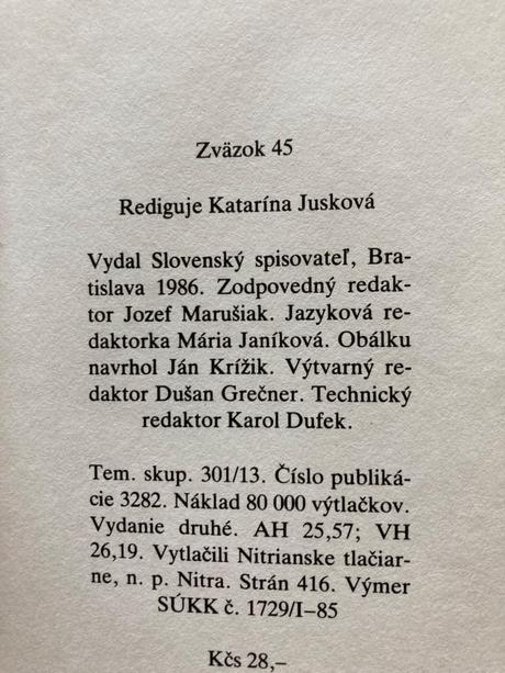 Nemé ucho, hluché oko (1986), 