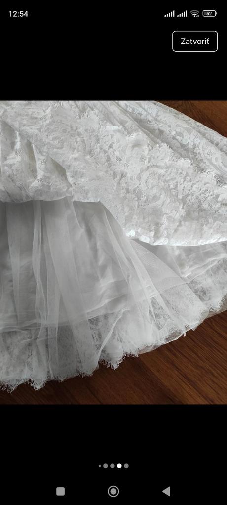 Čipkované šaty pre princeznú, 98