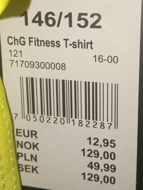 Dievčenské žlté tričko na cvičenie cubus (146-152), cubus,146 / 152