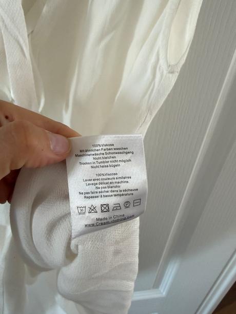 Biela vzdušná blúzka cream so zaväzovaním, xs
