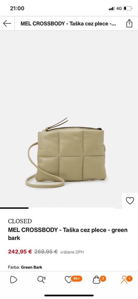 Kožená kabelka closed, 