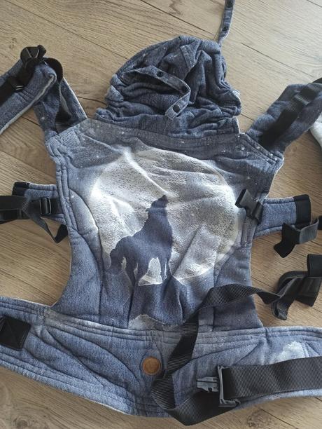 Lennylamb nosič moonlight wolf baby size, lennylamb