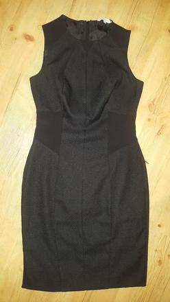 Čierne puzdrove saty, 38, new look,38