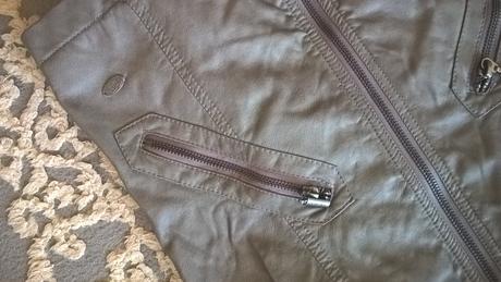 Podšívaná koženková bunda, tom tailor,36