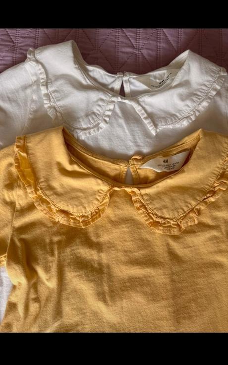 Hm tričko žlté, h&m,128