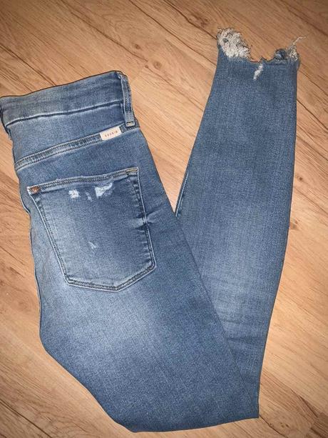 Shapping skinny vysoký pás h&m 27 /30, h&m,34 / 36 / s / xs
