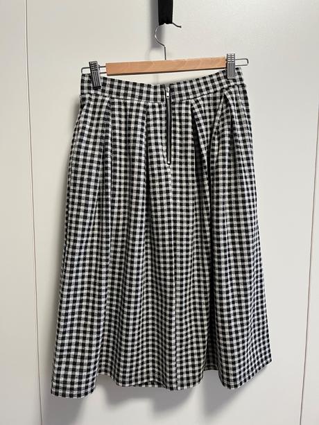 Károvaná sukňa, s