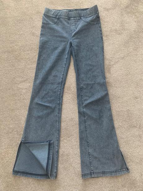 Džersejové zvonové nohavice h&m, h&m,140