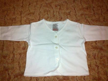 Tričko na gombíky vpredu 3 - 6 mes. , 62