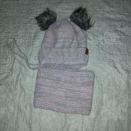 Zimný set čiapka nakrčník, 104