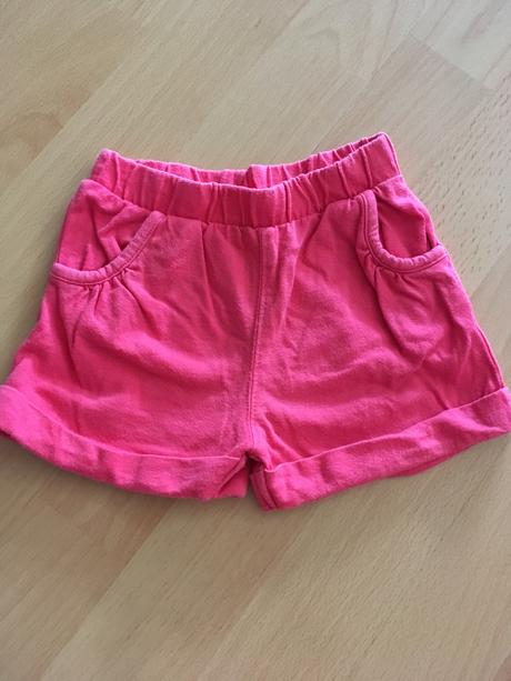 Ruzovo-cervene kratasy , mothercare,80