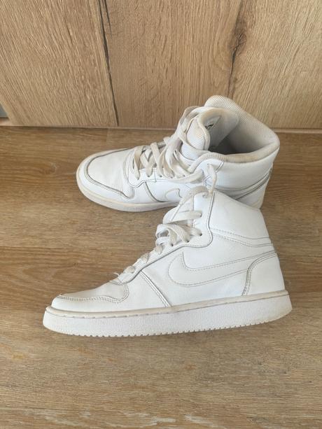 Biele vyššie tenisky nike, nike,37