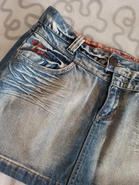 Riflová minisukňa urban surface, s