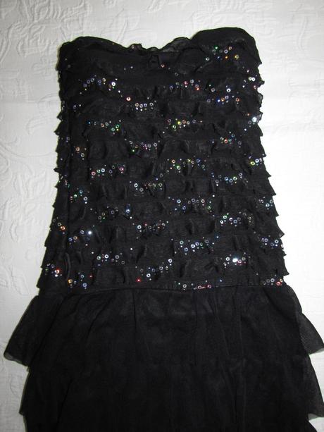 Šaty s trblietkami, xs