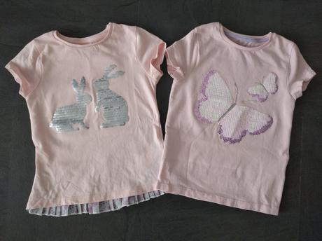Trička s flitrami 2-3r, f&f,92