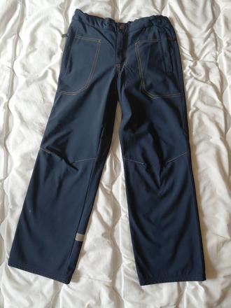Softshell nohavice zateplené flísom vel 146, 146