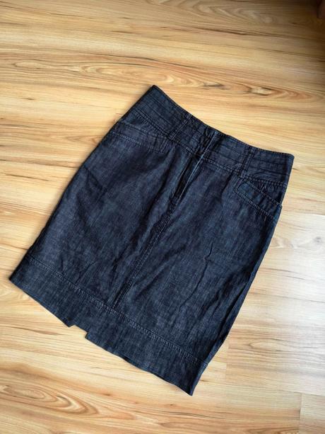 Riflová šedá sukňa zn. marks&spencer, marks & spencer,m