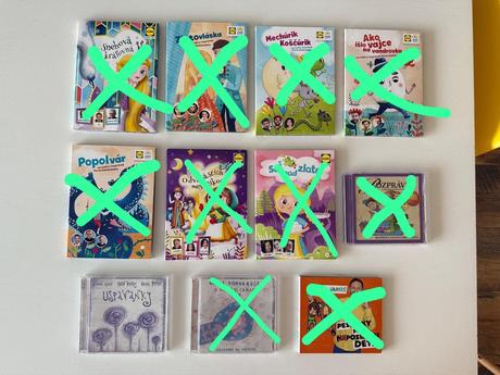 Audio rozprávky a pesničky pre deti na cd, 