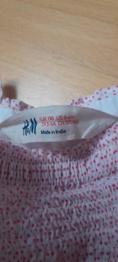 Šaty 5-6 r, h&m,116