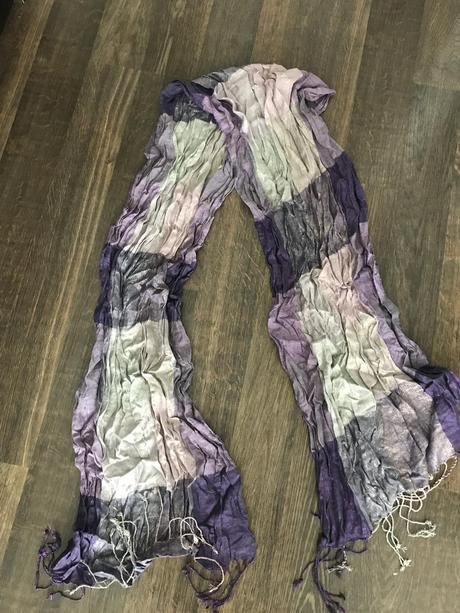 Fialovo- ružový šal, m