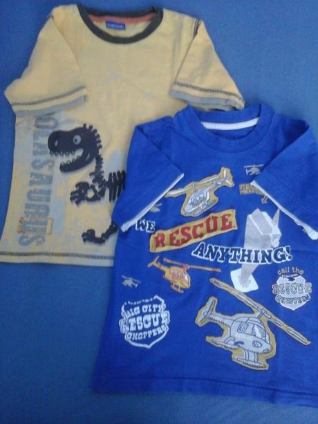 2ks tričiek, mothercare,116