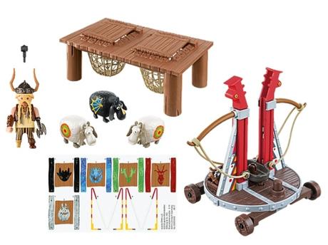 Playmobil ako vycvičiť draka katapult / prak oviec,