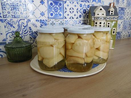 Zavárané jeblčka 720 ml, z vlastnej záhrady,