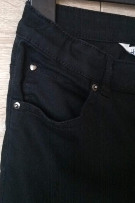 Čierne (príležitostné) nohavice h&m, h&m,140