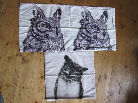 Obliečky na vankúše sovičky, 