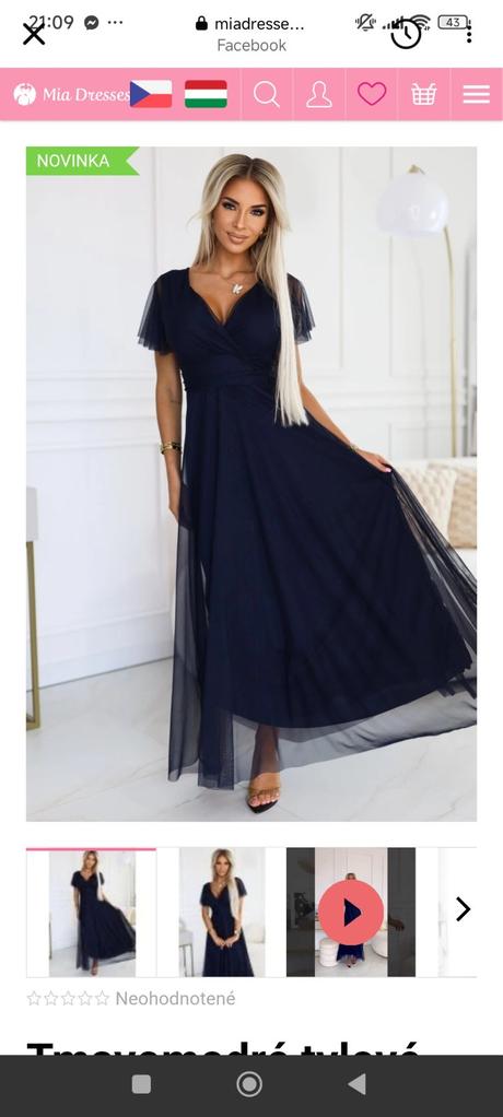 Šaty spoločenské,