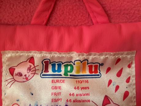 Detská nepremokavá bunda, lupilu,116