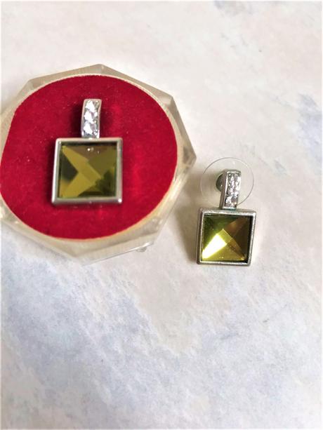 Náušnice - brúsené zrkadlovky,