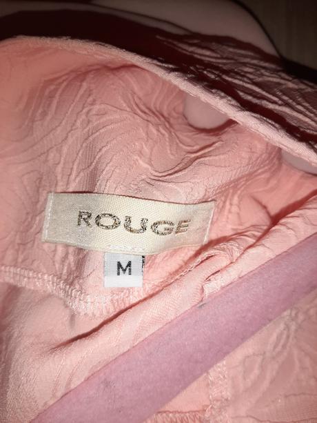 Marhuľkové spoločenské šaty rouge, m