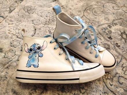 Krásne členkové tenisky stitch - super stav, primark,32