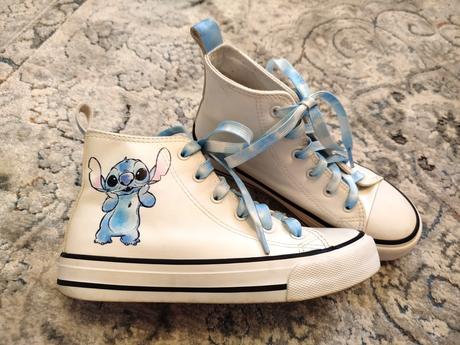 Krásne členkové tenisky stitch - super stav, primark,32
