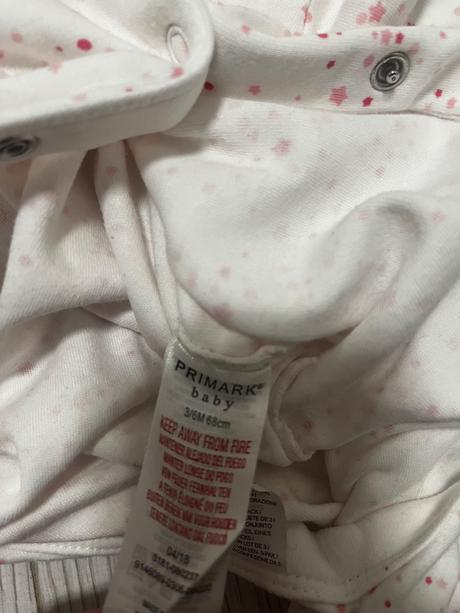 2 kusy dlhorukavovych overalov, primark,68