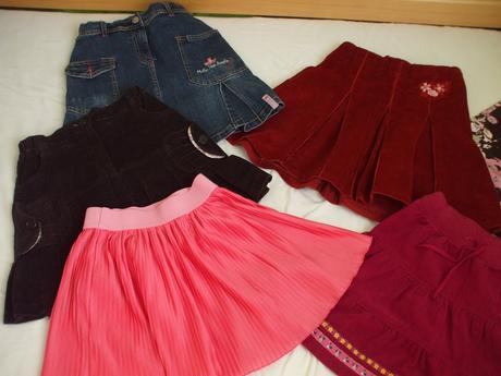 Dve sukničky, h&m,134