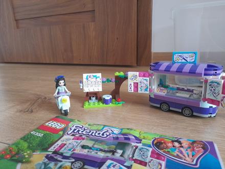 Lego friends 41332 - emma a jej umelecký stojan, 