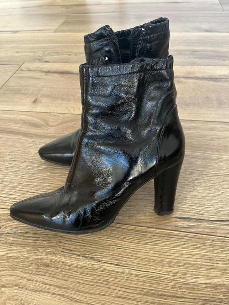 Kožené čižmičky, zara,37