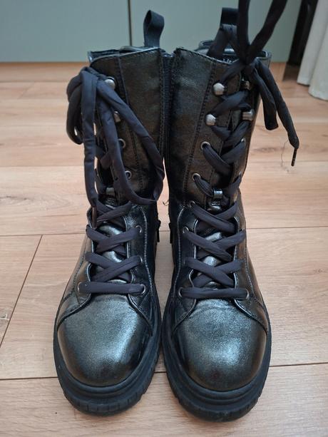 Šnurovacie čizmy, deichmann,36