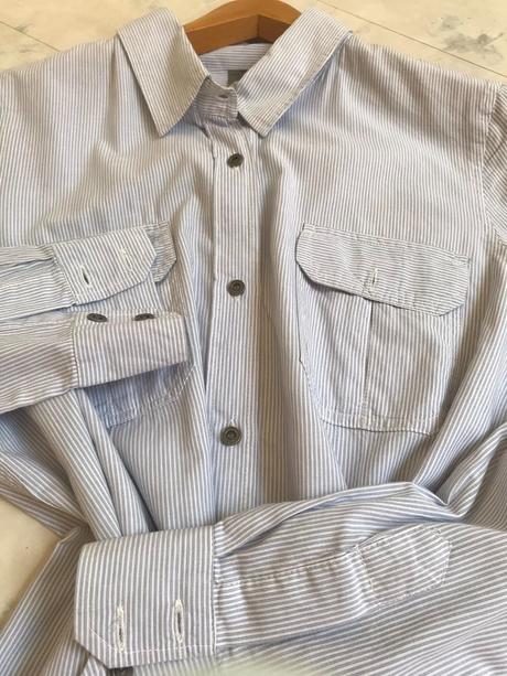 Prúžkovaná  košeľa, vero moda,xl