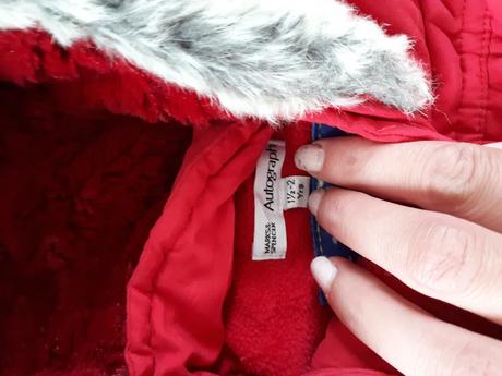 Teplá bundička, marks & spencer,92