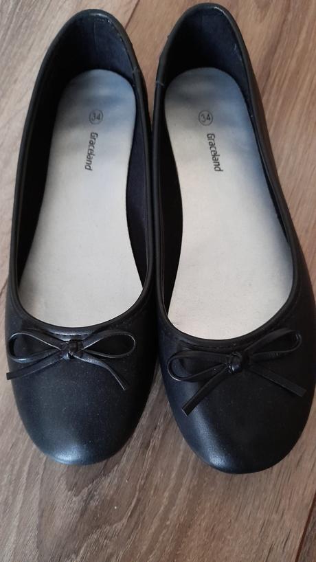 Čierne balerínky graceland 34, graceland,34