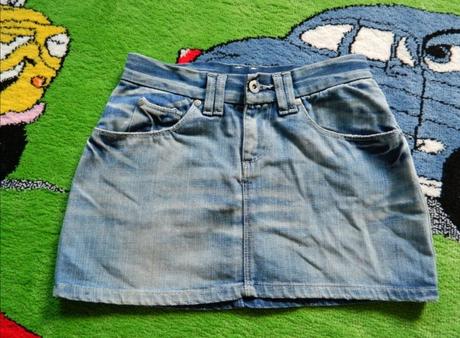 Dievčenská riflova sukňa, 140