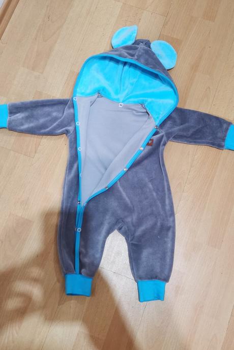 Detský overal 62 veľkosť, zip zap,62