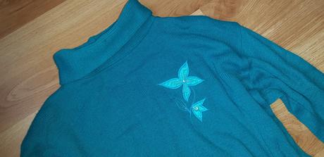 Tyrkysový sveter, xl