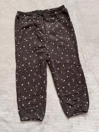 Podšité nohavice, h&m,104