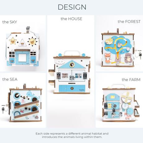 Montessori hracia kocka boobo, 