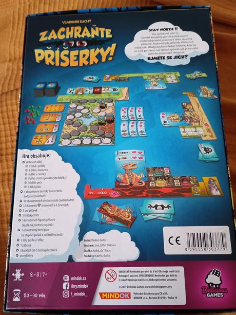 Spoločenská hra zachráňte príšerky,