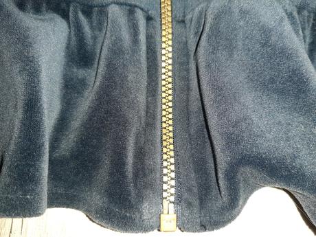 Zamatová mikina s volánom lindex, lindex,146